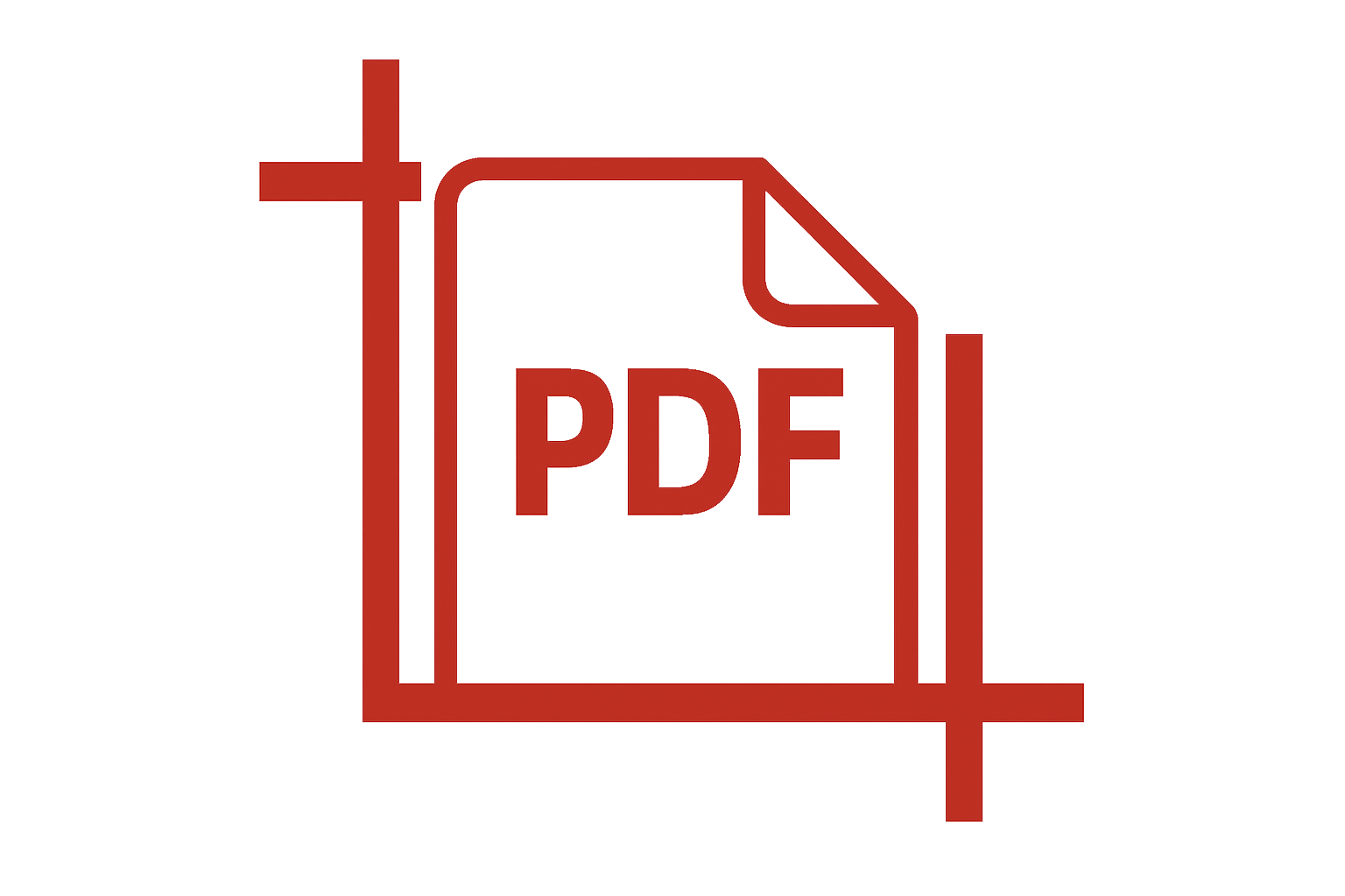 Crop PDF Icon